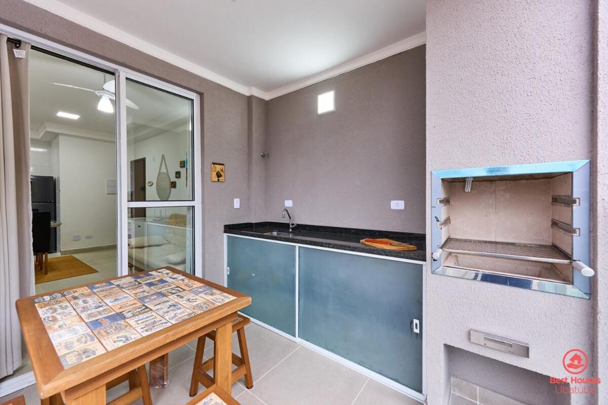 Bh28: 1 Quadra D Praia, Ar, Churrasqueira, Piscina Apartamento *