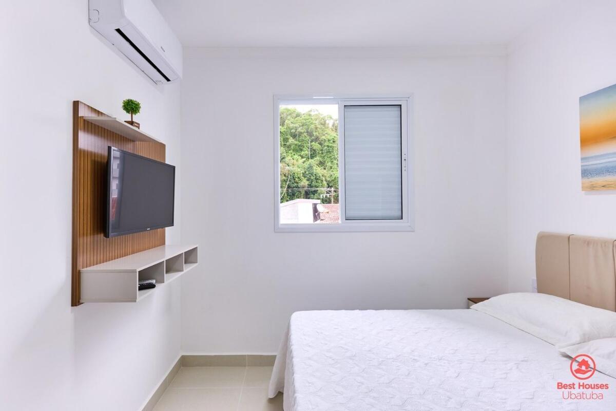 Bh28: 1 Quadra D Praia, Ar, Churrasqueira, Piscina Apartamento *